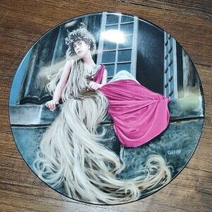 Vintage Rapunzel Decorative Plate by Charles Gehm